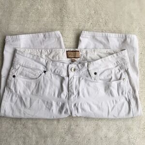 Paige Bermuda White Jeans Size 28